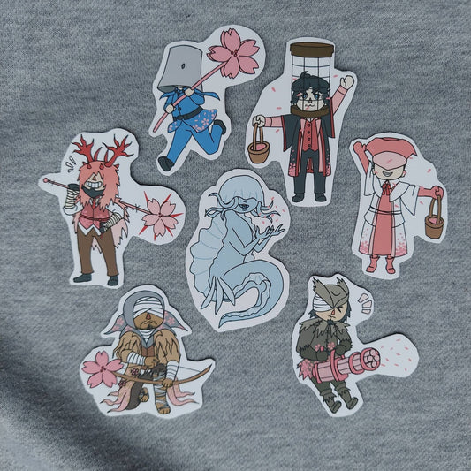 Bloodborne Sakura stickers